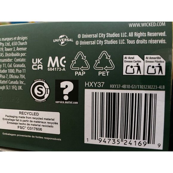 Collectible Wicked Movie Elphaba + Deluxe Glinda Dolls Url Misprint wicked.com - Picture 4 of 5